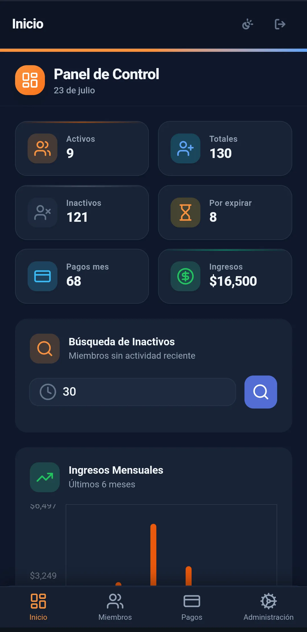 AcGym — Sistema de Gestión de Gimnasio